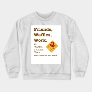 Leslie Waffles Crewneck Sweatshirt